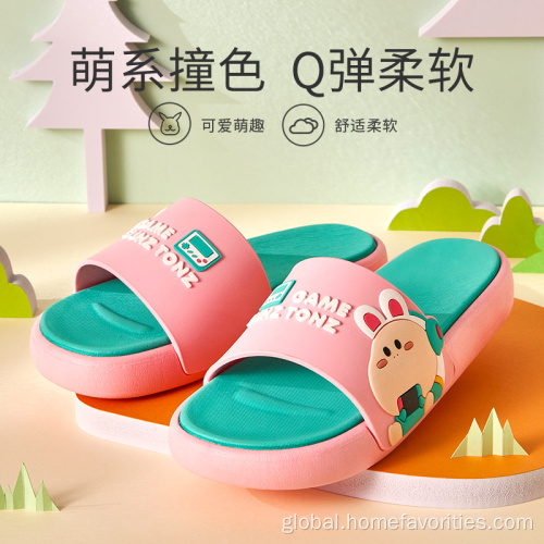 EVA Slide Sandals Fashion Trend Non-Slip Cartoon Summer Beach Slippers Factory